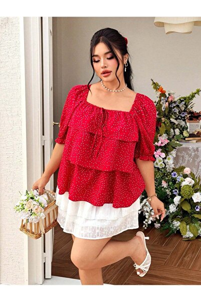 Sheya Short-sleeved shirt, red
