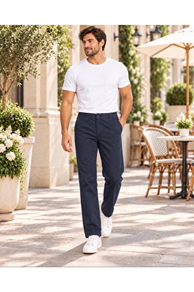 BELİ LASTİKLİ CHINO PANTOLON