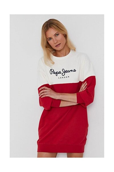 Pepe Jeans Φόρεμα Φούτερ Μπλανς (PL952987-274)