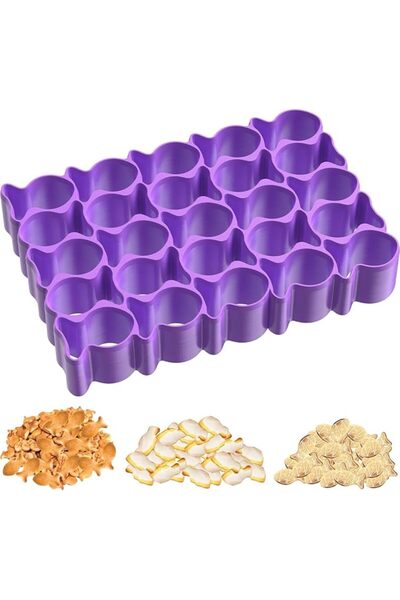 Yelajoy Gold Fish Cracker Cookie Cutter, 25Pcs Mini Fish Biscuit Cutter, Plas...