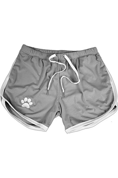 Choice XXL 76-80kg light gray Mens Gym Fitness Shorts Bodybuilding Running Sp...