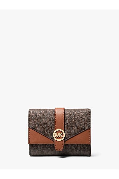 Michael Kors Wallet Cardholder Greenwich Brown (35S5GGRK4B) Women
