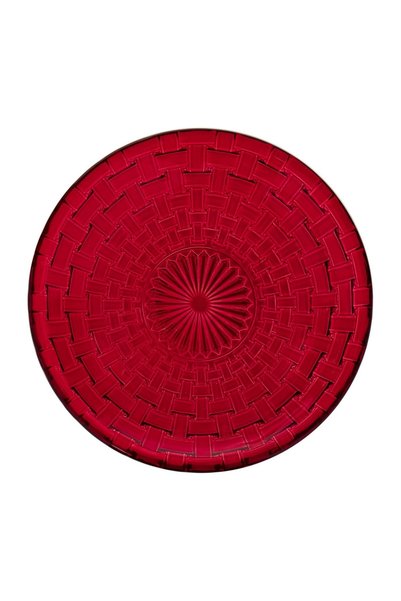 OEM Farfurie Roșie din Sticlă pentru Desert Ø15cm – pentru servire elegantă ș...