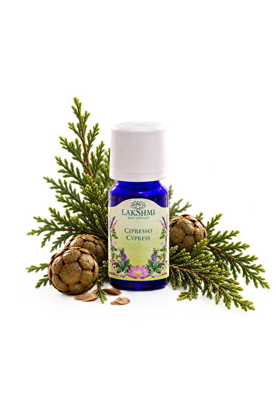 Lakshmi Ulei Esential de Chiparos 10 ml, Cupressus Sempervirens, 100% Pur si ...
