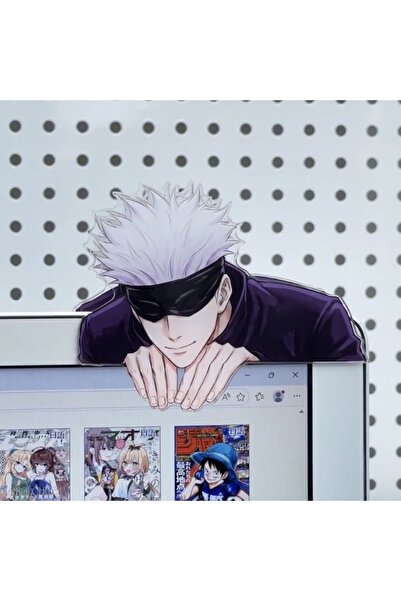 BANDAI مشبك أكريليك PP جديد بتصميم شخصية غوجو ساتورو من أنمي جوجوتسو كايسن، ز...