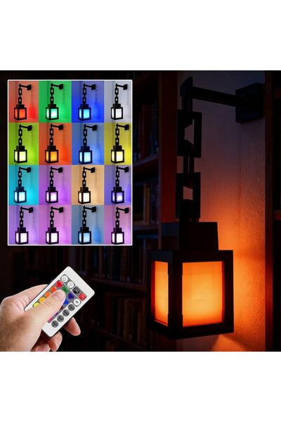 Sparklepals مصباح ليلي بتصميم البكسل، 16 لونًا، قابل لإعادة الشحن عبر USB مع ...