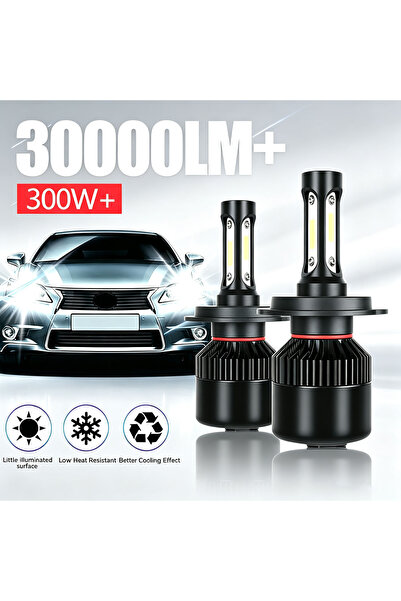 Choice مصباح H7 أبيض (قطعتان) 300000 لومن 300 واط H4 H8 H9 9004 9007 شعاع عال...