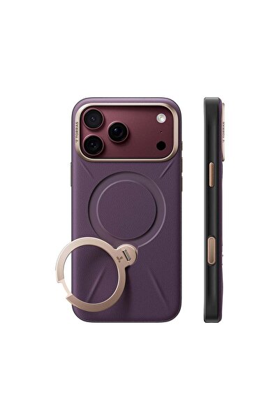 TORRAS Ostand Q3 VegSkin Case for iPhone 18 Pro Purple