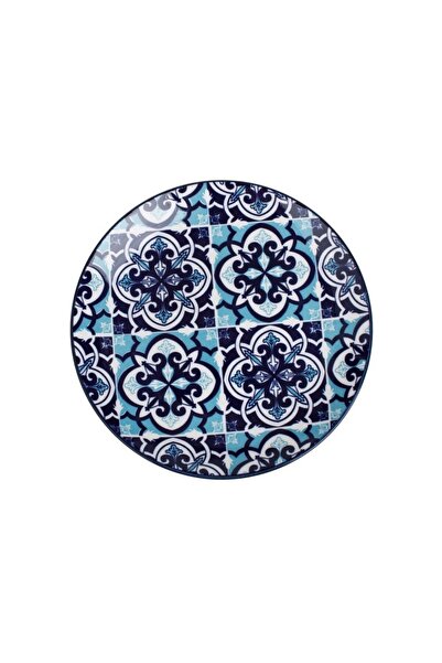OEM Farfurie Intinsa Albastră cu Model Aztec Ø19cm – pentru servire elegantă ...