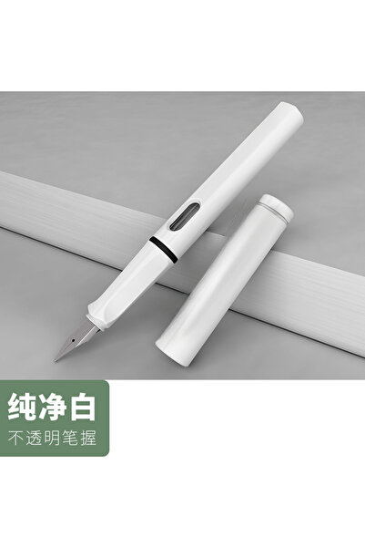 Choice 0.38EF White 1PC 0.5mm Clear Pointed Writing Practice Pen Student Stan...