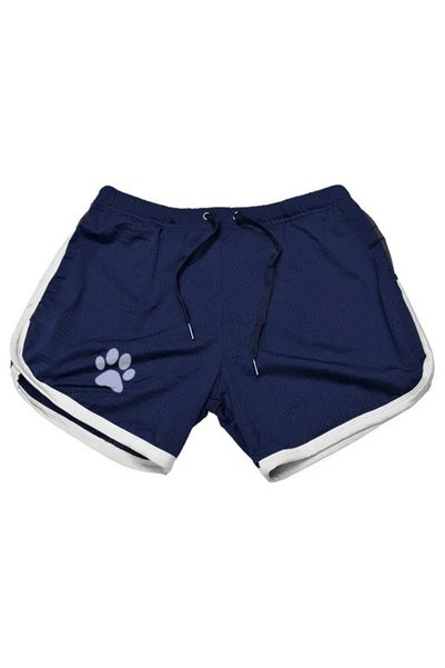 Choice XXL 76-80 كجم أزرق داكن أبيض شورت رياضي للرجال للياقة البدنية وكمال ال...