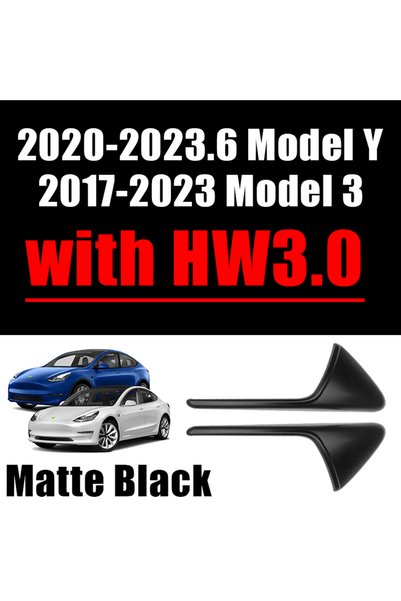 Choice غطاء إشارة الانعطاف HW3.0 باللون الأسود غير اللامع، غطاء حماية لكاميرا...