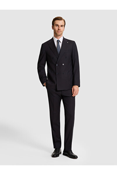Cacharel Navy Blue Slim Fit Suit 50331610-Vr033
