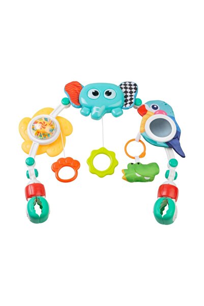 TOYZ by Caretero Сензорна аркада с играчки за количка/кошара/детско столче за...