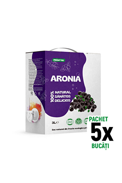 FROOTYA 5 x Suc de Aronia - Pachet PROMO (15L) •