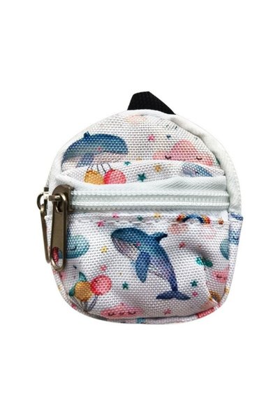 Choice white whale Mini Zipper Doll Backpacks Doll Backpacks Doll Bags Cute S...