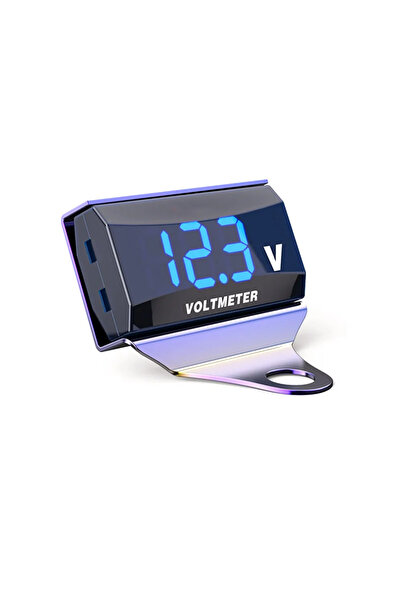 Choice 10-150V Waterproof Motorcycle LED Digital Voltmeter Battery Voltage Mo...