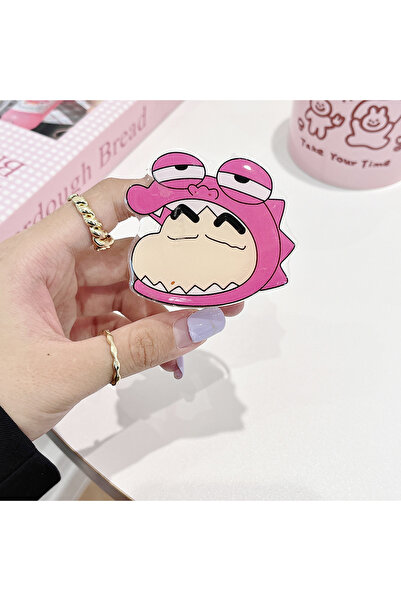 BANDAI حامل هاتف محمول جديد بتصميم أنيمي شياو شين مع وسادة هوائية، حامل كرتون...