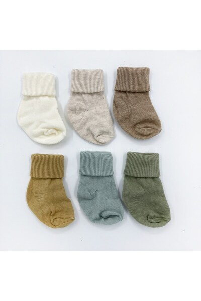 Defne Baby 6 Pack Baby Socks 6U008-26