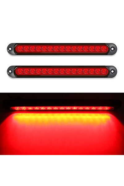 Choice مصباح خلفي أحمر جديد (قطعتان) 12-24 فولت 15 LED للمقطورات والشاحنات وا...