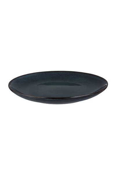 OEM Farfurie Albastră Neagră "Glaze" Ceramică pentru Fructe Ø26.5cm – pentru ...