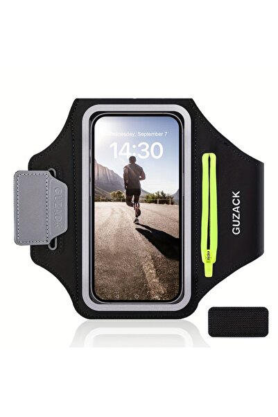 Choice Black Green GUZACK 7.0 Antifall Arm Running Bags For iPhone 17 16 Pro ...