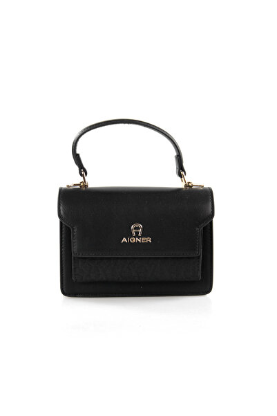 Aigner حقيبة كلاسيكية جديدة بشعار منقوش ومقبض علوي وحزام كتف