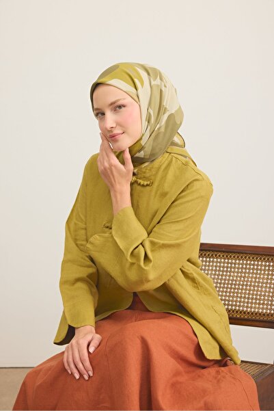 Silk Home Summer Breeze Abstract Olive
