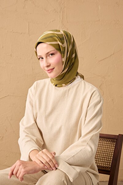 Silk Home Summer Breeze Urban Stripe Khaki