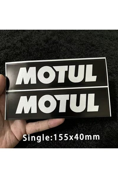 Choice ملصق عاكس بشعار MOTUL للدراجات النارية والسيارات والخوذات