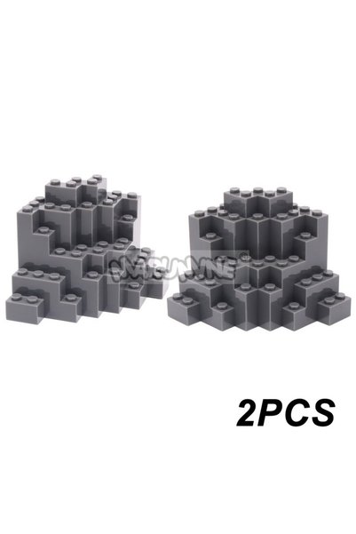 Choice مكعبات بناء روك دجري مارومين إم أو سي 8×8×6، قطع حجرية للجبال والغابات...