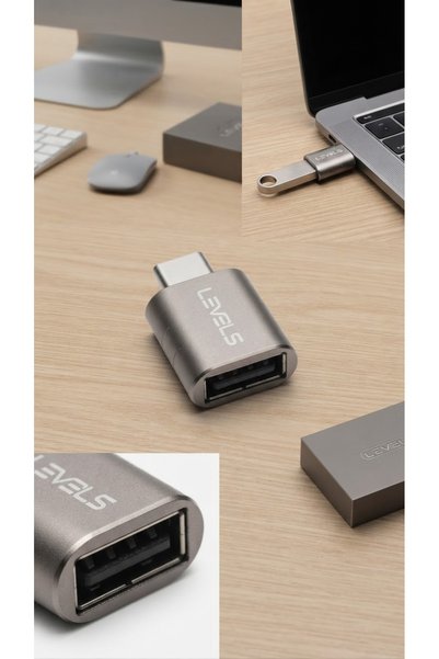 Levels Type-C to USB Çevirici Dönüştürücü Adaptör OTG