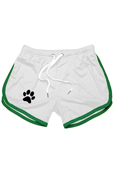 Choice XL 71-75kg White green Mens Gym Fitness Shorts Bodybuilding Running Sp...
