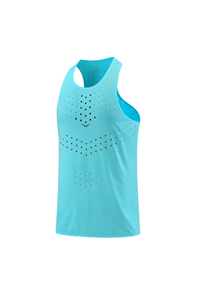 Choice XXL M-27 sky blue Athletics Tank Top Running Vests Speed Sports Fitnes...