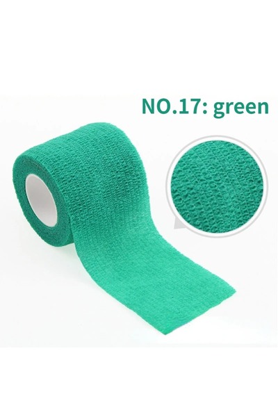 Choice 2.5cm 1pcs A0170-Lake blue-gree 14 Colors Colorful Athletic Wrap Tape ...