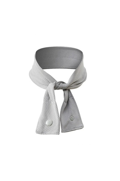 Choice GRAY Cooling Ice Scarf Ice Scarf with A Natural Cool Feeling Sweat-wip...