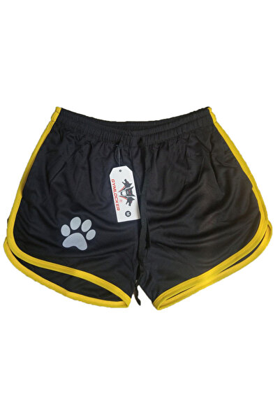 Choice XXL 76-80kg Black Yellow Mens Gym Fitness Shorts Bodybuilding Running ...