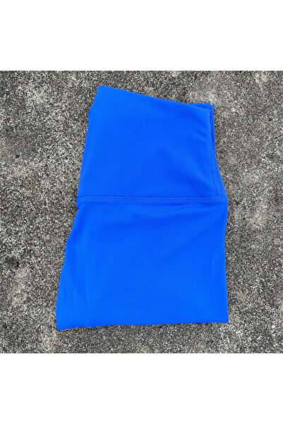 Choice S Electric blue Women Yoga Leggings Gym Sports Pants With Pockets High...
