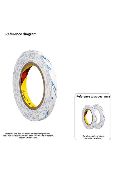 3M 1cm-10m 0.39in-393in 9448A Double Sided Tape Strong Adhesion Ultra Thin He...