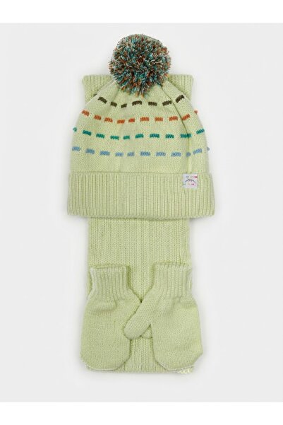Fonem Fo 5193 Anı 3-Piece Scarf, Beanie, Glove Set