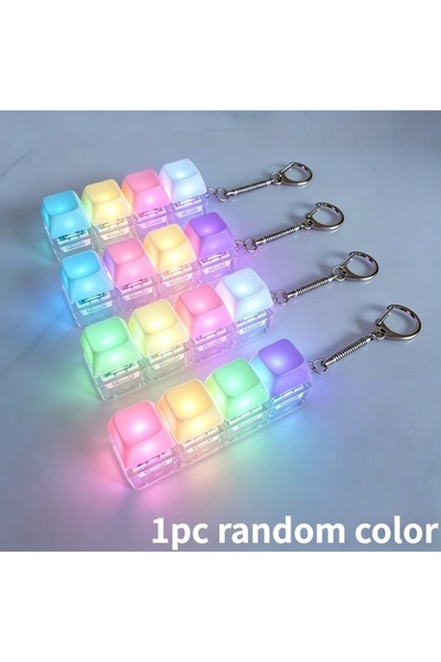 Choice لعبة فيدجت لوحة مفاتيح LED بتصميم C مع إضاءة LED، سلسلة مفاتيح فيدجت ل...