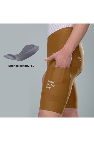 INBIKE XL-EU brown Summer Cycling Shorts Bicycle Pants Shock-absorbing Men's ...