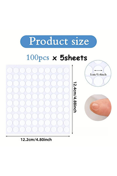 Choice 500 Pcs YITAPE 500/1000PCS Waterproof Double Sided Adhesive Dots Remov...