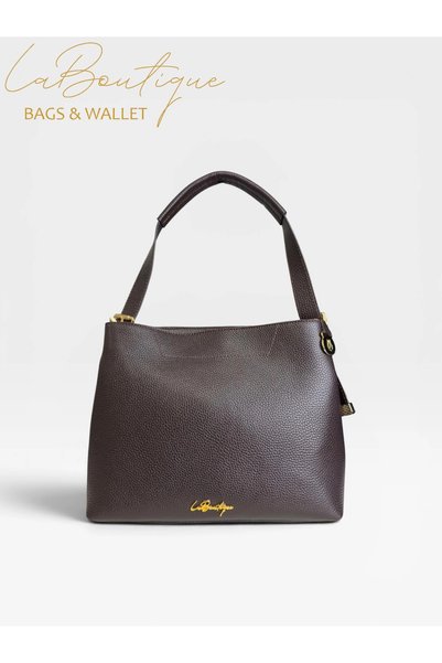 LA BOUTIQUE D-2780 Genuine Leather Brown