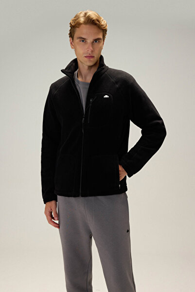 Ellesse Men's Fleece Jacket with Zipper 6Wm1024-Bk