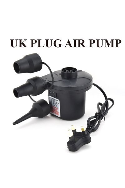 Choice مضخة هواء كهربائية محمولة UK PLUG-AIR PUMP-N مع فوهات متعددة لنفخ سريع...