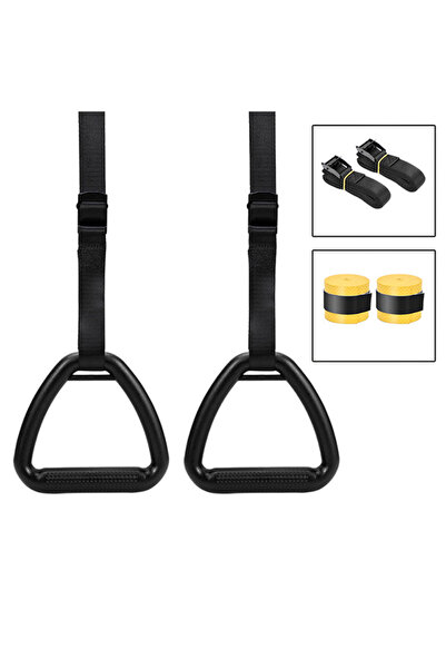 Choice 2M 2M Fitness Gymnastic Rings Pull Up Handle Rings With Adjustable Str...