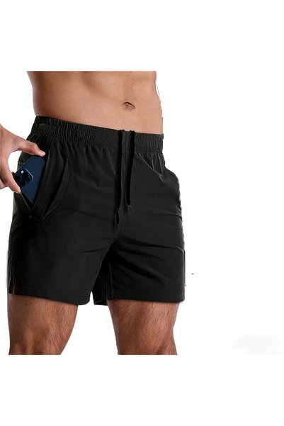 Choice EurUs XL black Running Shorts Men Gym Fitness Sport Shorts Quick Dry W...