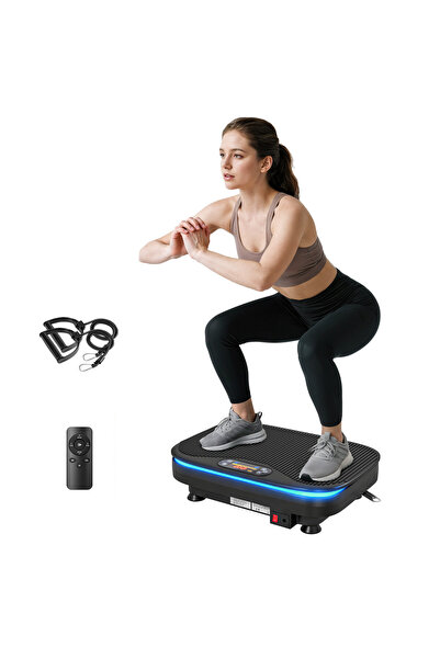 Generic Brand Placă vibrantă pentru exerciții de fitness, funcție Bluetooth, ...