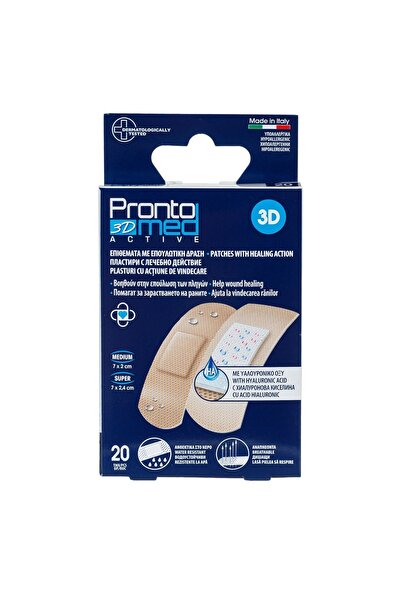 OEM Pronto 3D Med Bandaje Active de Vindecare, Acid Hialuronic, 2 Mărimi, 20 ...